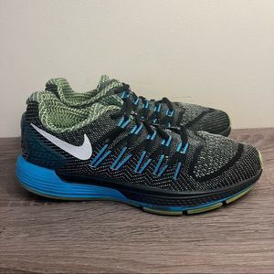 Nike Air Zoom Odyssey Running Shoes 749339-003 Black Green Blue Women’s Size 9